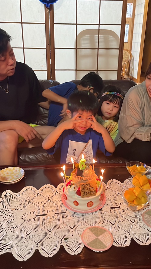 孫ちゃんお誕生日〜おめでとう