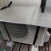 室外機の温度上昇を防ぐ日よけパネル　ありがとう