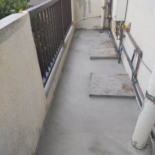２階北側ベランダ防水工事