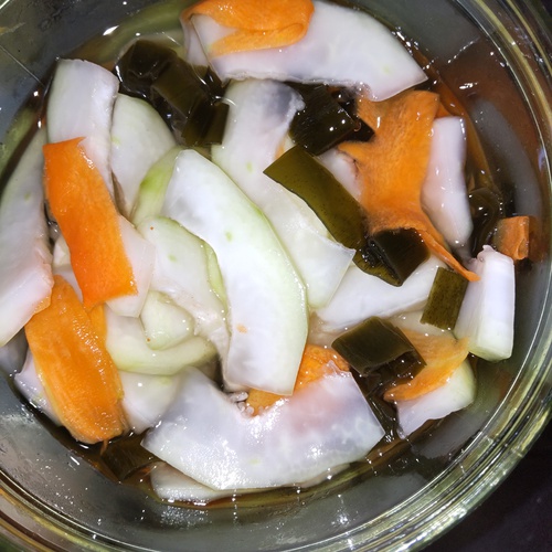 庭のパパイヤを〜