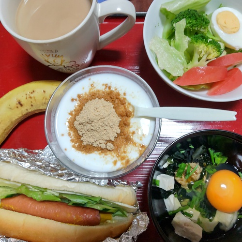 今日の朝食～