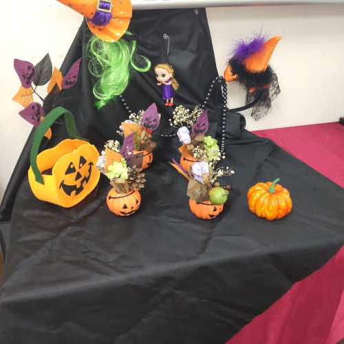 ハロウィン　ミニディスプレイ　しました