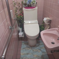 着物のリサイクルで作ったトイレ床敷物 2024/01/08 18:21:12