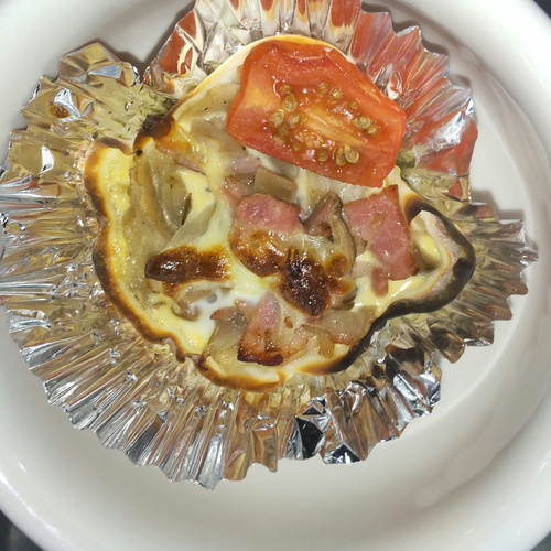 餃子の皮を使って〜