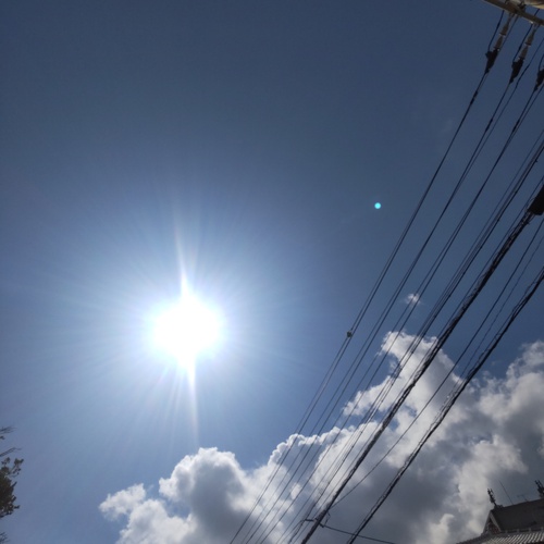 梅雨の　中休み