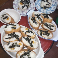 今日は節分　恵方巻き、いなりすし、きのこスープも2回目 2025/02/02 18:08:32
