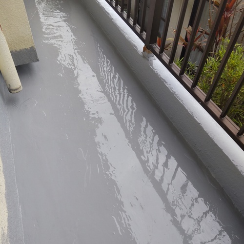 ２階北側ベランダ防水工事