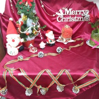 クリスマスミニディスプレイしました 2023/12/14 10:40:06