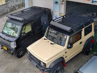 DASH:ジムニーJB64/74W用ルーフラック!