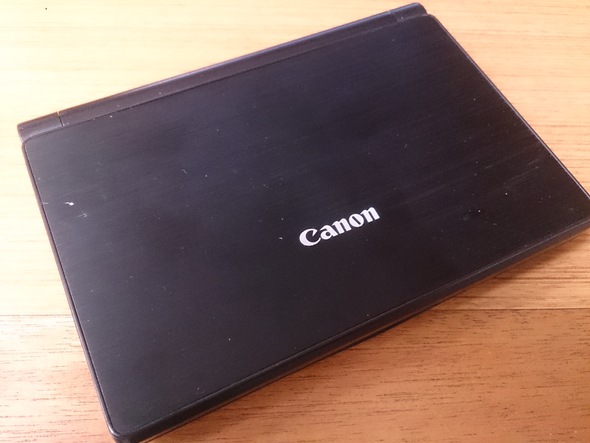 愛用している電子辞書「Canon wordtank V923」