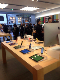 石垣島でiPad Air、渋谷のアップルストアへ