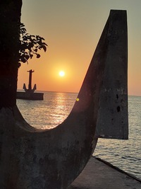 今日の夕陽 2021/09/24 21:08:34