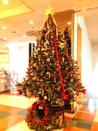 クリスマスツリー設置完了