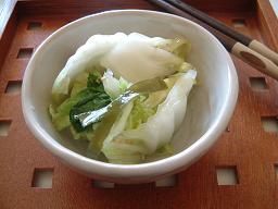 簡単白菜漬け、作ったよ