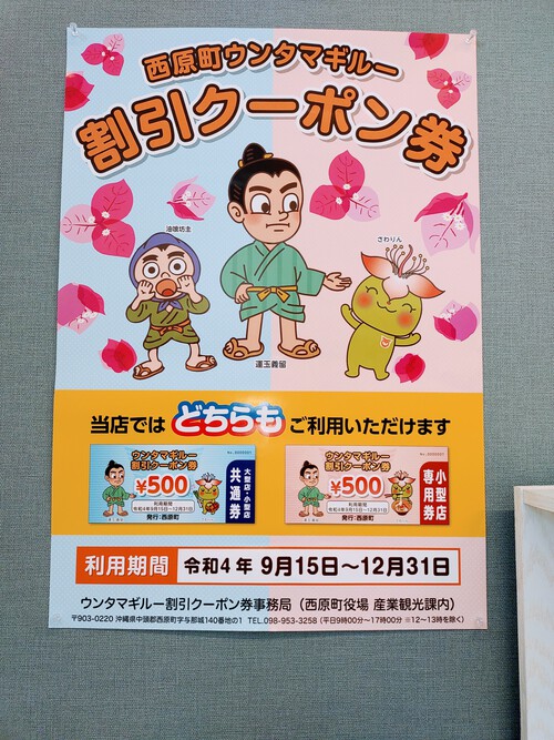 ウンタマギルー割引クーポン券
