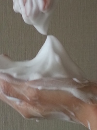 simpleﾌｪｲｼｬﾙﾒﾆｭｰの洗顔！！　☆泡立て方法☆ 2015/07/17 09:52:38