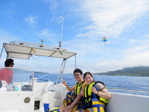 ちゅら海ﾊﾟﾗｾｰﾘﾝｸﾞ