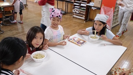 室川小学校手打ち教室