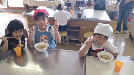 うるま市あげな小学校手打ち教室