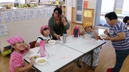 室川小学校手打ち教室