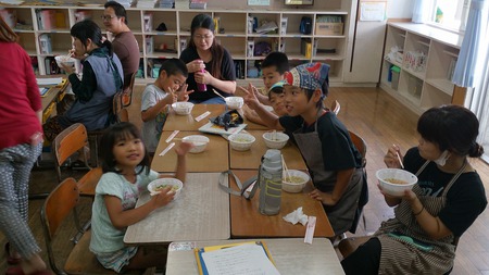 室川小学校手打ち教室
