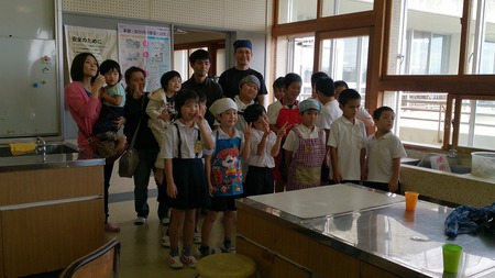 うるま市あげな小学校手打ち教室