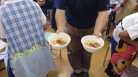 あげな中学校手打ち教室