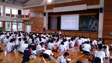 石田中学校そば講座