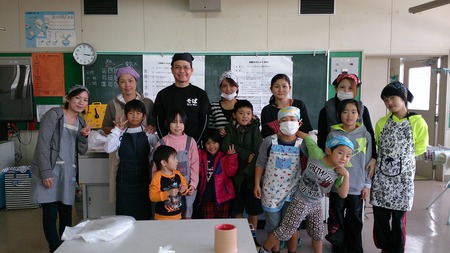 西崎小学校親子手打ち教室