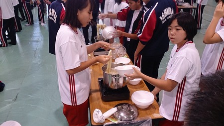 石田中学校そば講座