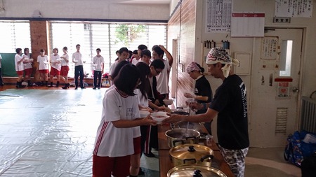 石田中学校そば講座