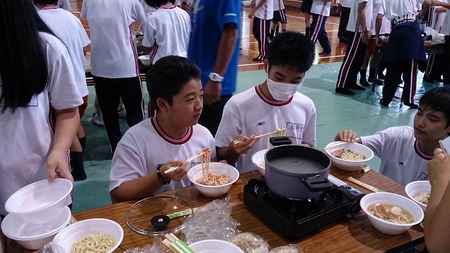 石田中学校そば講座