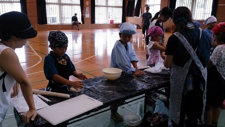 普天間第二小学校手打ち教室