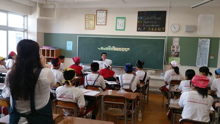 嘉手納中学校沖縄そば手打ち教室