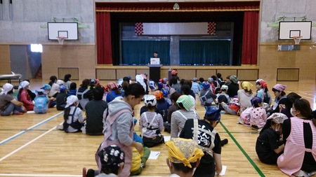 喜屋武小学校手打ち教室