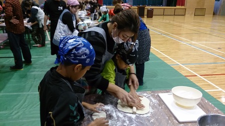 喜屋武小学校手打ち教室