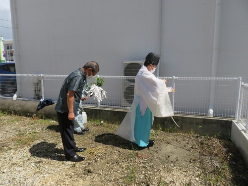 八重瀬町物件　地鎮祭・安全祈願祭