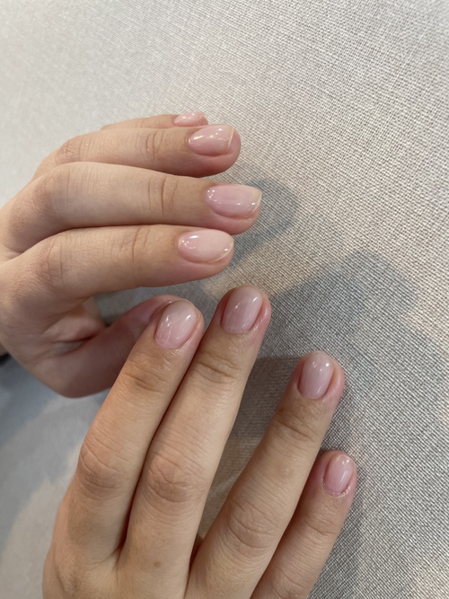 clear nail️