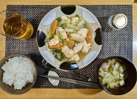 きのこの和風ソースチキン & ささみと白菜のあんかけ煮