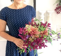 Ｕ様、お花屋さんが束ねるようなブーケレッスン
