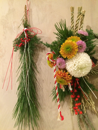 年末のお正月花ワークショップのお知らせです