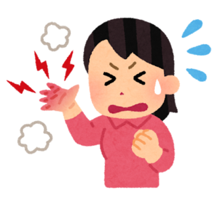 火傷からのスライム