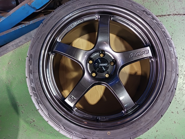 BRZ　タイヤホイール取付