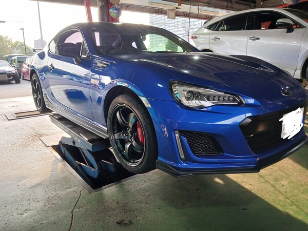 BRZ　タイヤホイール取付