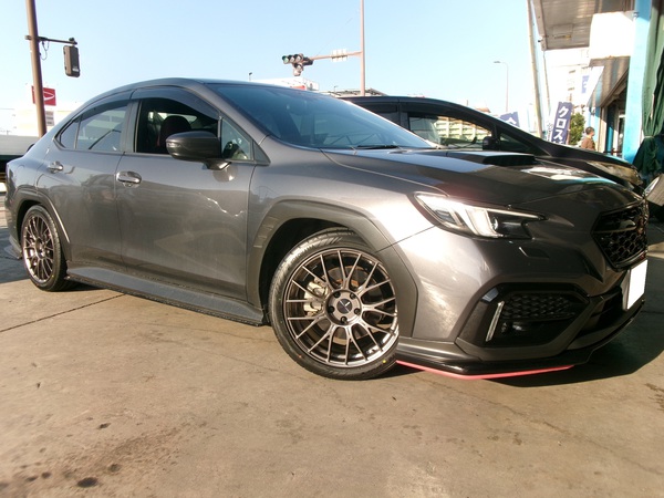 WRX-S4　タイヤホイルセット取付