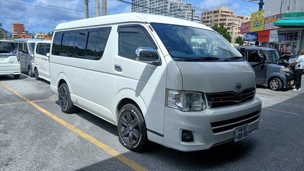 ハイエース　車高ダウンキット　取付