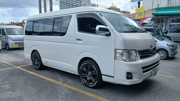 ハイエース　車高ダウンキット　取付