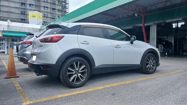 マツダ CX-3 RS-R ダウンサス 取付 マツダ CX-3 RS-R ダウンサス 取付