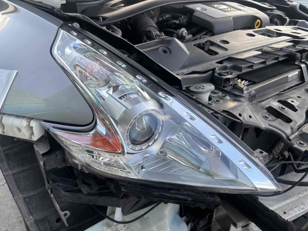Z34　ヘッドライトコーティング施工　