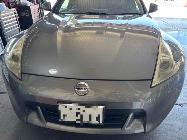Z34　ヘッドライトコーティング施工　